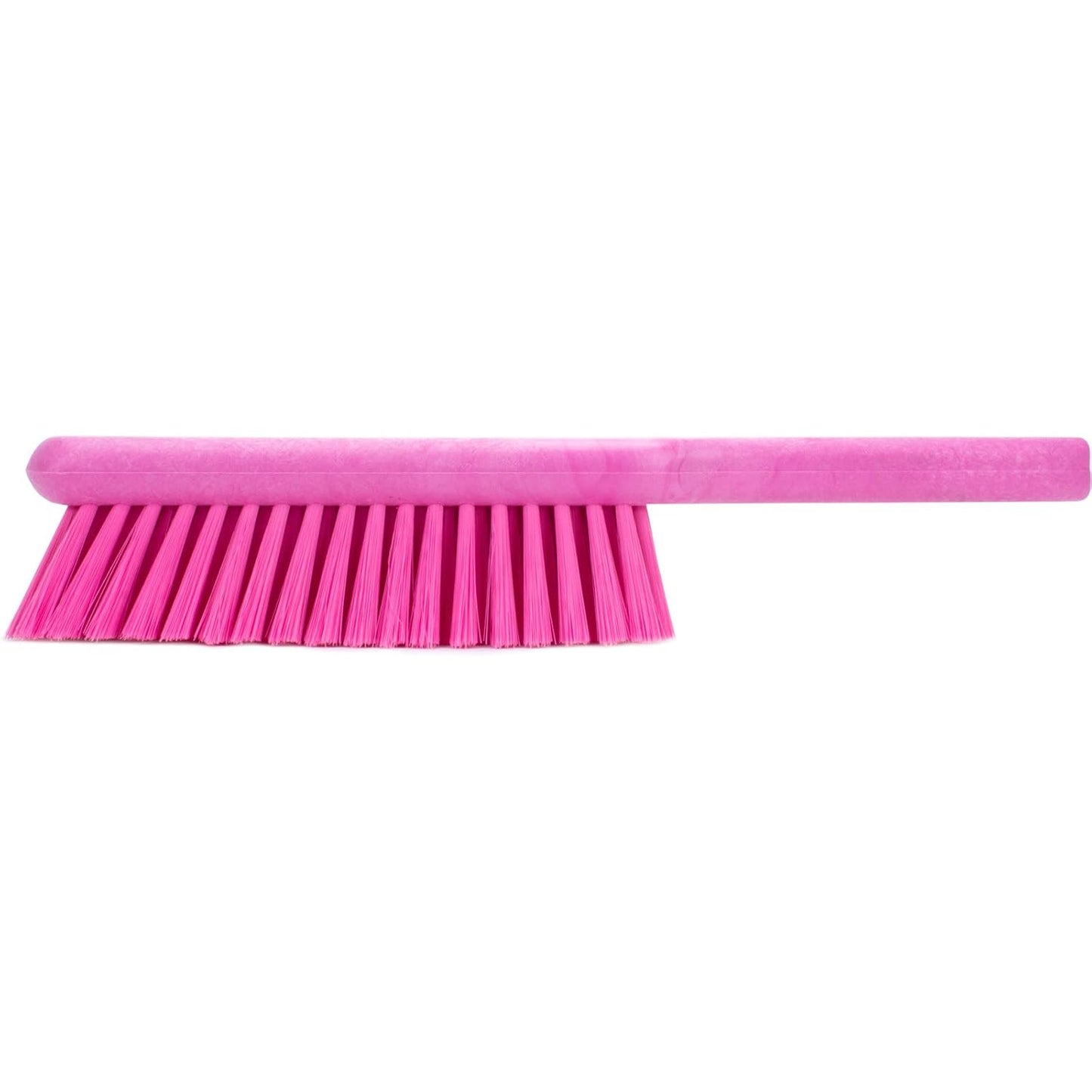 SPARTA Handheld Soft Counter Brush 8 Inch Bristle Span, Multi-Use Dust Brush with 5 Inch Handle for Tables, Countertops, and Delicate Surfaces, Polyester, Pink, (Pack of 6)