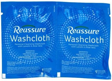 Reassure Travel Pack Washcloths (50)