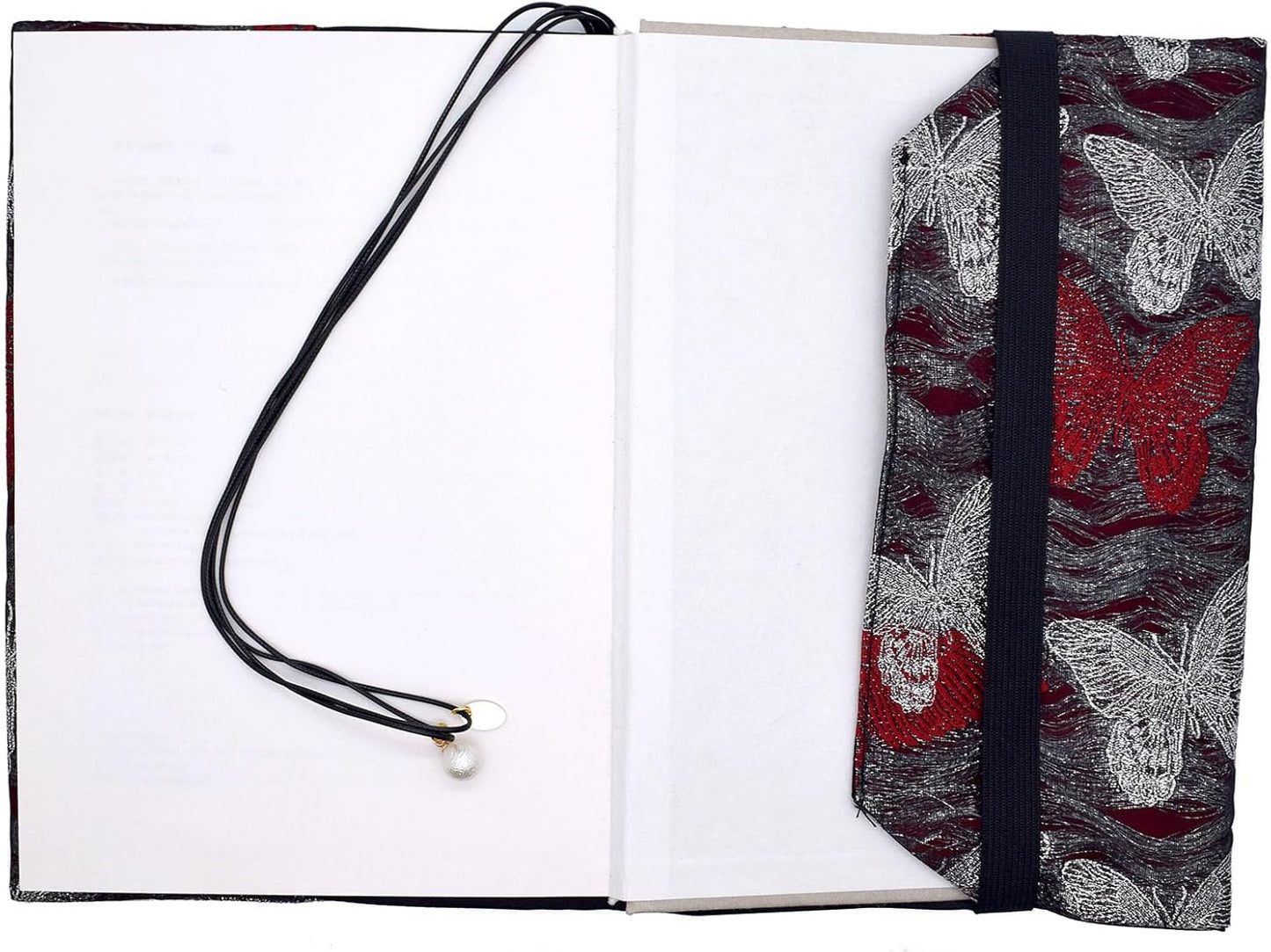 BLBMH Book Covers for Paperbacks Book Cover for Privacy Fit for 5.5x8.5 inch Adjustable Book Sleeve Cover for Diary Books Fabric Softcover Protector for Notebook - Butterfly C 8.5in