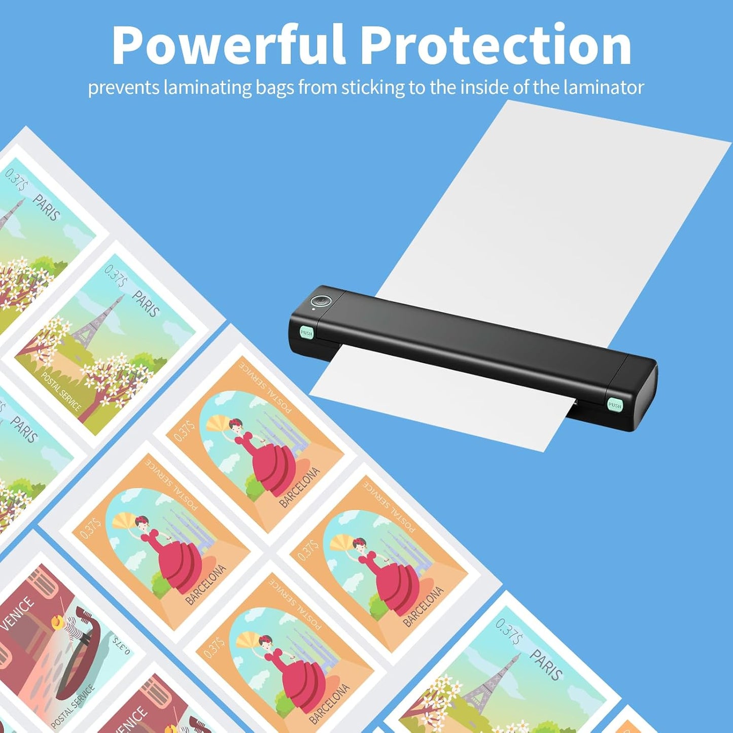 Laminator Carrier Sleeve Thermal Laminating Carrier Sheets with All Brand Laminating Pouch (5, Legal Size)