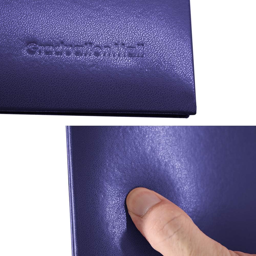 GraduationMall 8.5"x11" Smooth Padded Diploma Cover Certificate Holder Purple,1-Pack
