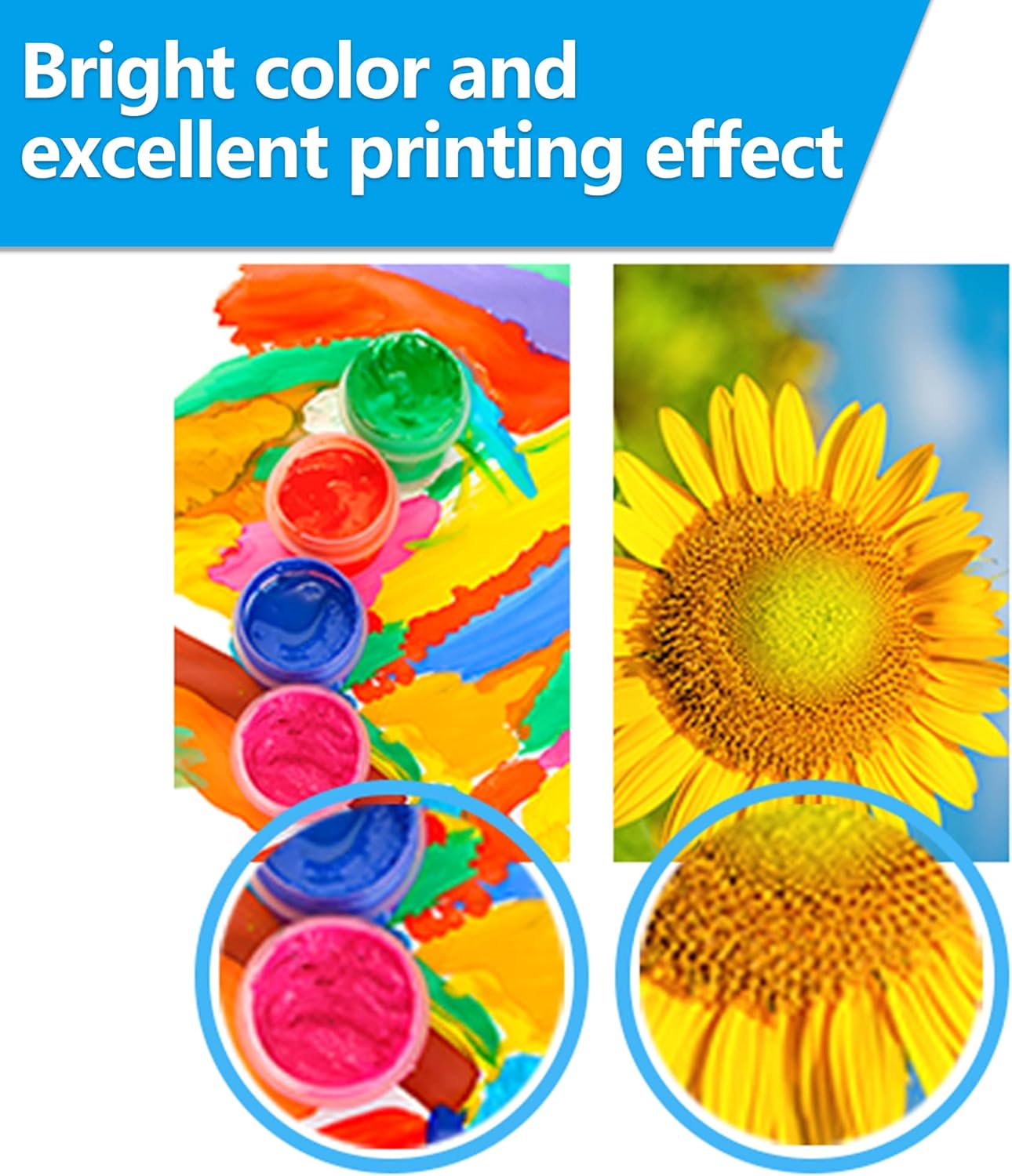 LCL Compatible Ink Refill Bottles Replacement for 502 T502 Ink Compatible with Ecotank ET2760 ET-4760 ET2750 ET-3760 ET-2850 ET-15000 ST-4000 ST-2000 ET-3710 ET-3850 ET-3750 ET-4850 ET-3830 (2KCMY)