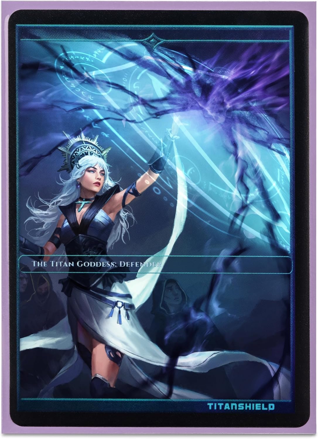 TitanShield Premium Lavender 150 Sleeves Standard Size Board Game Trading Card Sleeves Deck Protector for Magic The Gathering MTG, Baseball Collection, Dropmix