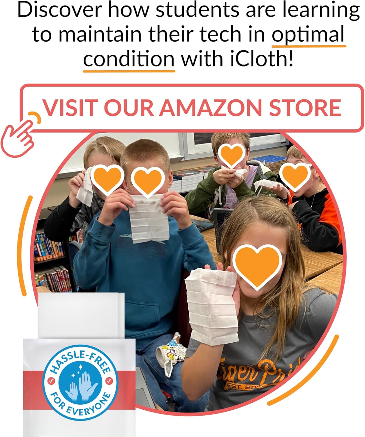 iCloth 70% Isopropyl Alcohol Large Screen and Electronics Wipes, Lint-Free, Streak-Free, Fast-Drying, Removes Dust and Fingerprints (700 Wipes)