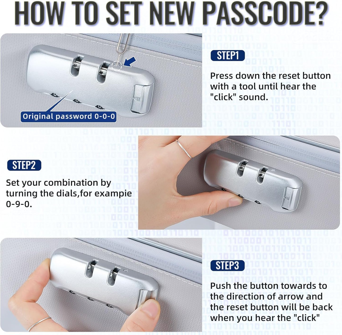 Fireproof Document Box w/Lock & Reflective Strip, Fireproof Waterproof Document Organizer, Safe Bag for Important File Storage, Portable for Travel, for Tax Files, Paper, Certificates(Silver)