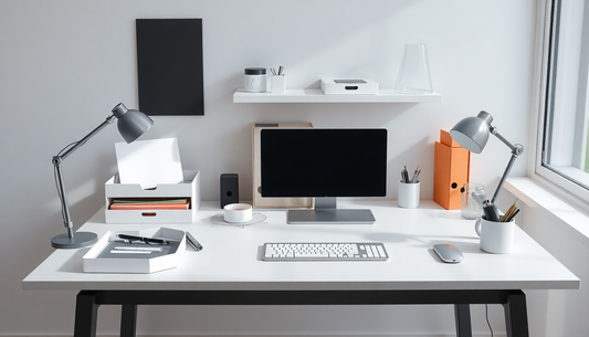 5 Easy-to-Maintain Desk Organization Methods for a Productive Workspace