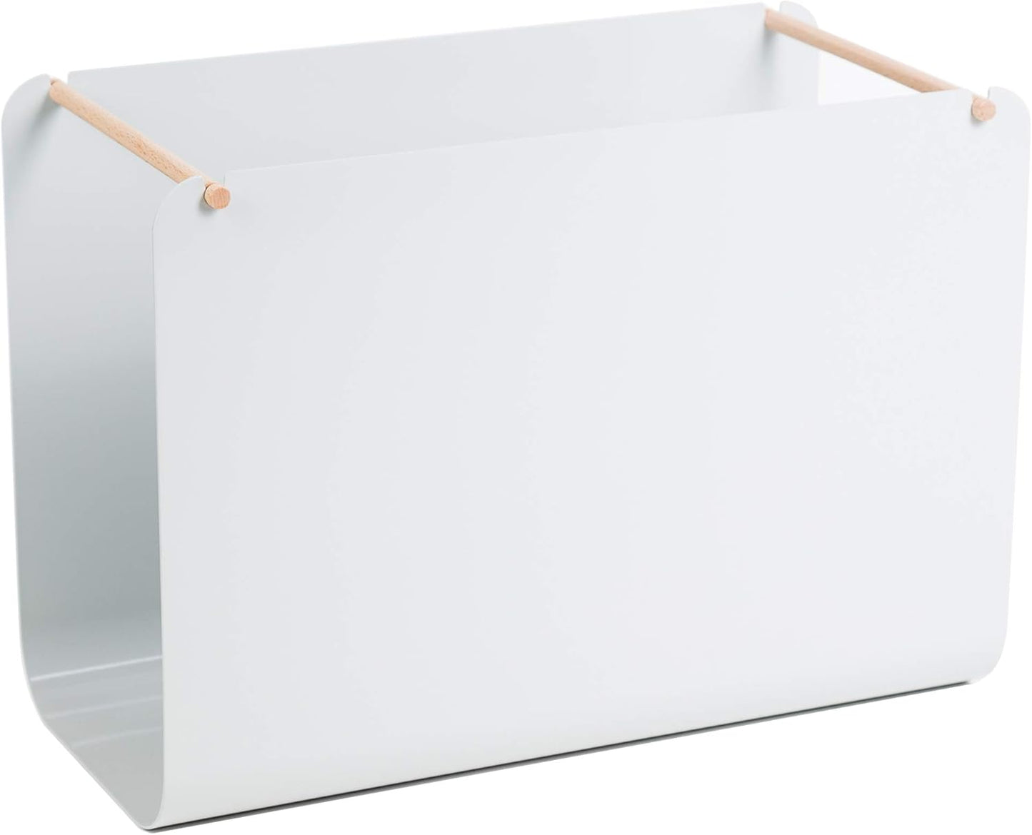 U Brands Metal Hanging File Organizer, Letter Size, Desktop Accessory, Arc Collection, Grey