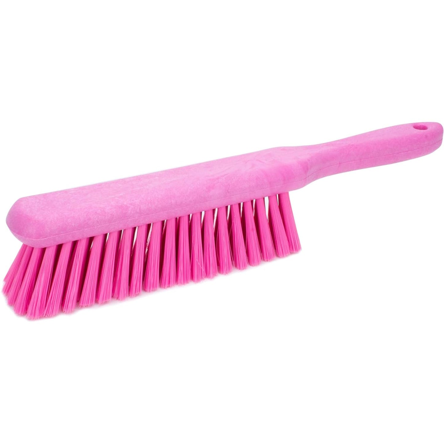 SPARTA Handheld Soft Counter Brush 8 Inch Bristle Span, Multi-Use Dust Brush with 5 Inch Handle for Tables, Countertops, and Delicate Surfaces, Polyester, Pink, (Pack of 6)