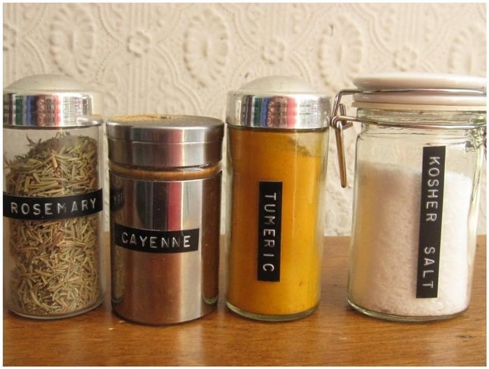 Oozmas Replacement for Dymo Embossing Label Tape 3/8 Inch 3D Plastic 1741670 White on Black for Dymo Organizer Xpress Tape 1540 1550 1570 Office Mate II 12965 DYM12966 Embossed Labels, 5-Pack