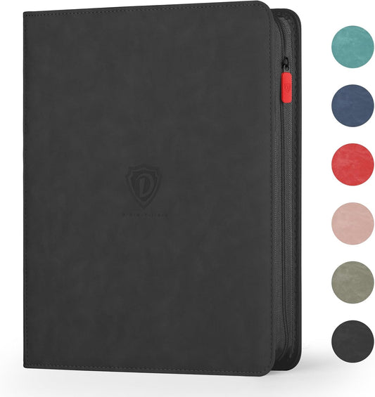 Card Binder with 1024 Cards,16 Pocket Trading Card Binder Includes 32 Page Storage Sleeves,Collection Card Album,Card Holder to Organize and Protect Cards,Black