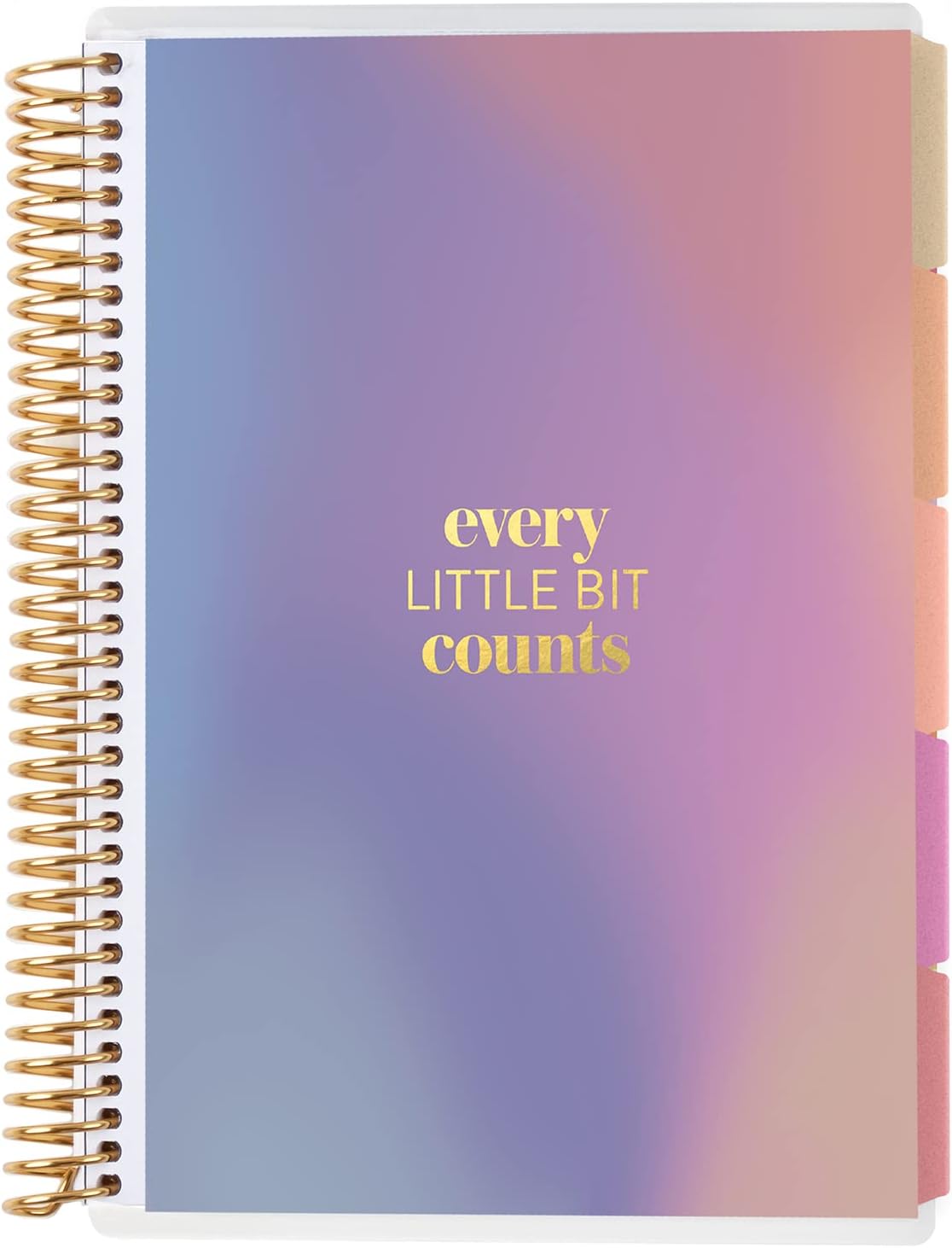 Erin Condren Coiled Budget Planner, A5 Finance Organizer with Monthly Layouts, Tabbed Sections, Savings and Expense Trackers, Debt Management Budget Book, Stickers, and Goal Planning Pages