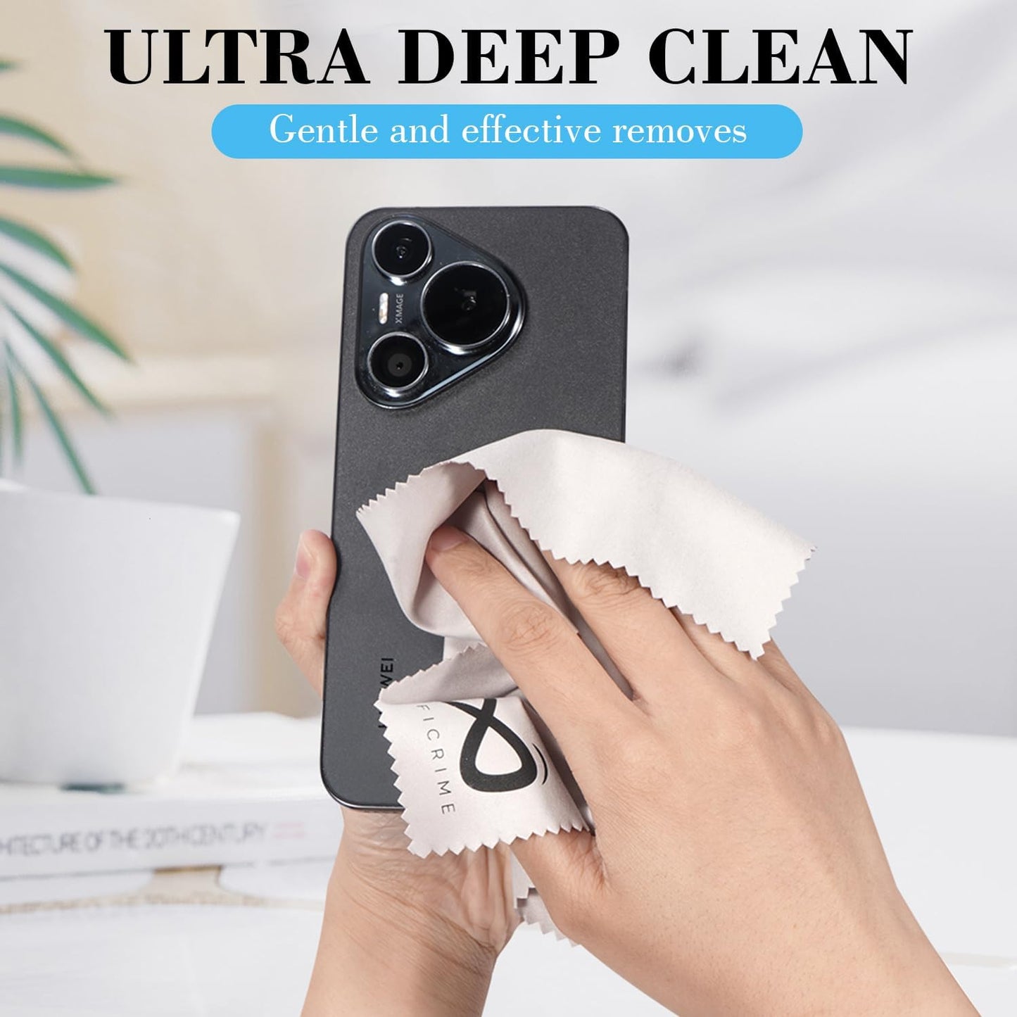 Microfiber Glasses Cloth 15 Pack (6x7 Inch) - 5 Assorted Colors - Premium Soft Scratch-Free Cleaning for Eyeglasses, Screens, Phone, Camera Lenses & Electronics