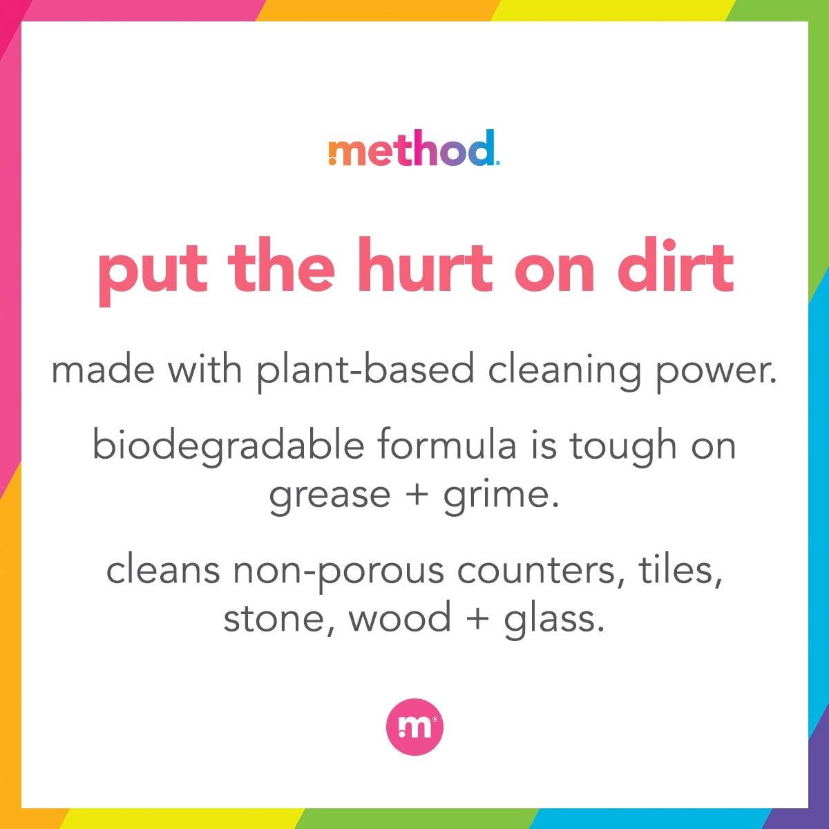 Method All-Purpose Cleaner, Pink Grapefruit, Plant-Based and Biodegradable Formula Perfect for Most Counters, Tiles, Stone, and More, 28 oz spray bottle (Pack of 2)