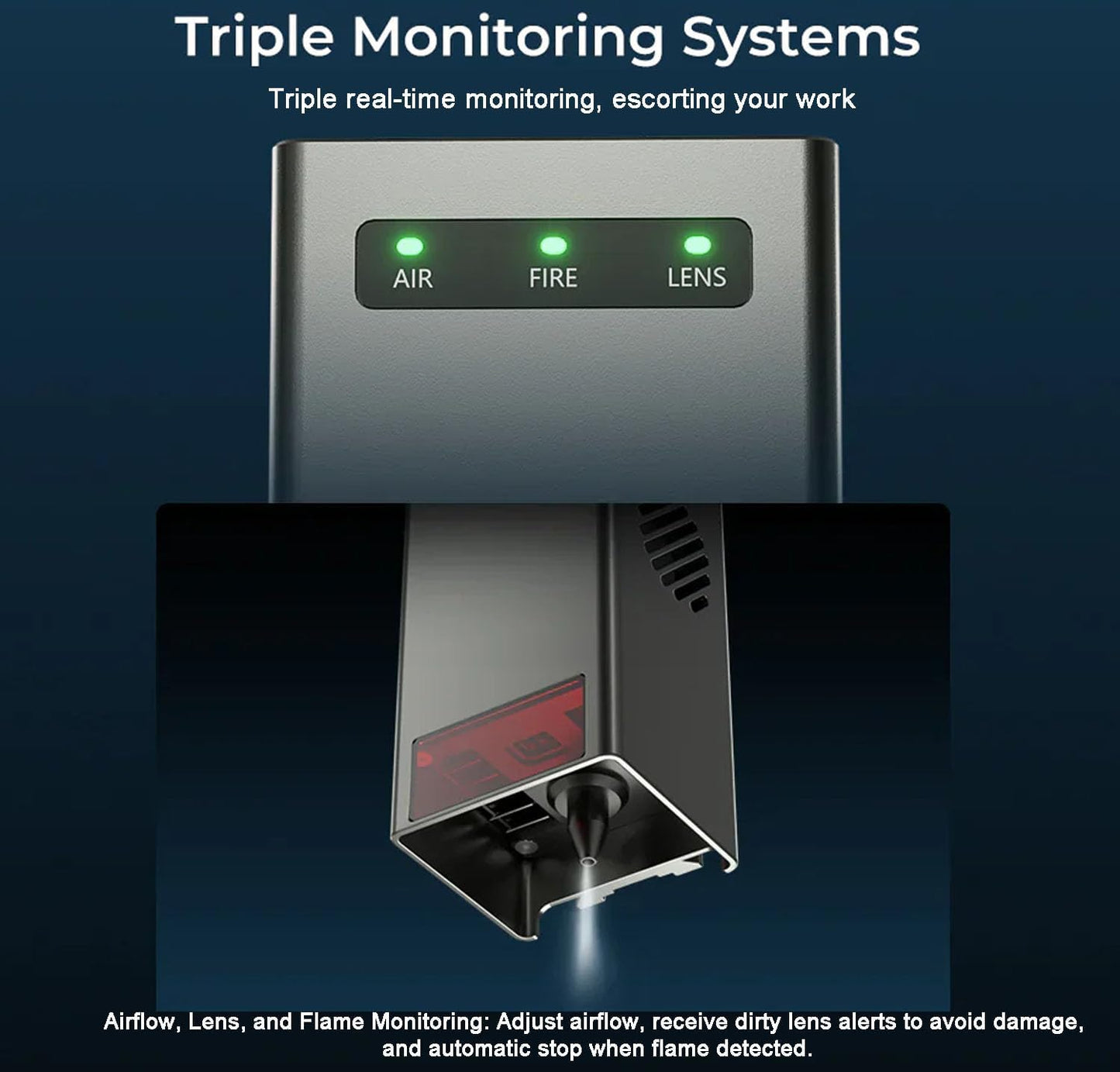 CREALITY FALCON2 22W Laser Engraver Machine with Air Assist, 220W High Accuracy Laser Cutter and Engraver Machine Laser Engraving Machine for Metal and Wood, 25000mm/min Faster Engraving