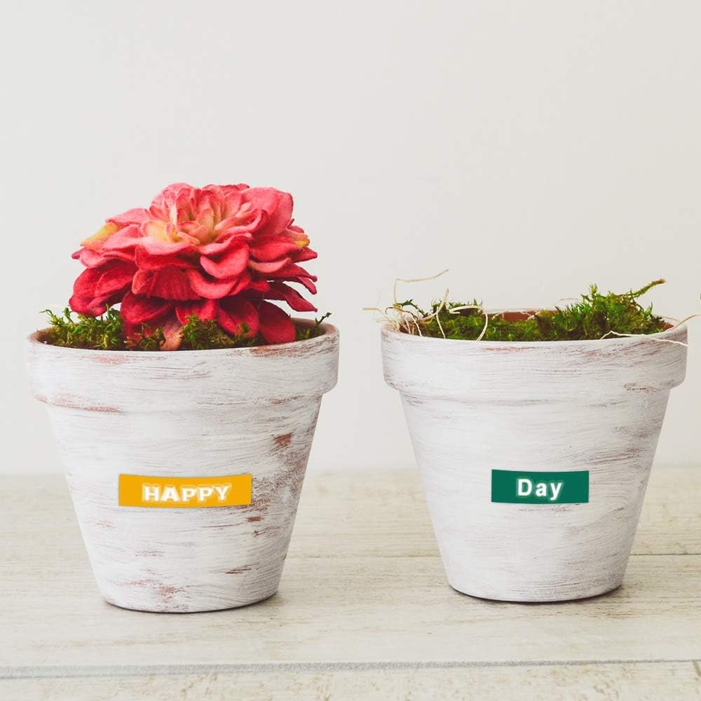 Oozmas Compatible Label Tape Replacement for Dymo Embossing Label Maker Organizer Xpress Pro Office Mate II Tape 3/8 Inch, 3D Plastic Embossing Tapes for Xpress 12965 12966 154000, Muti-Color, 5-Pack