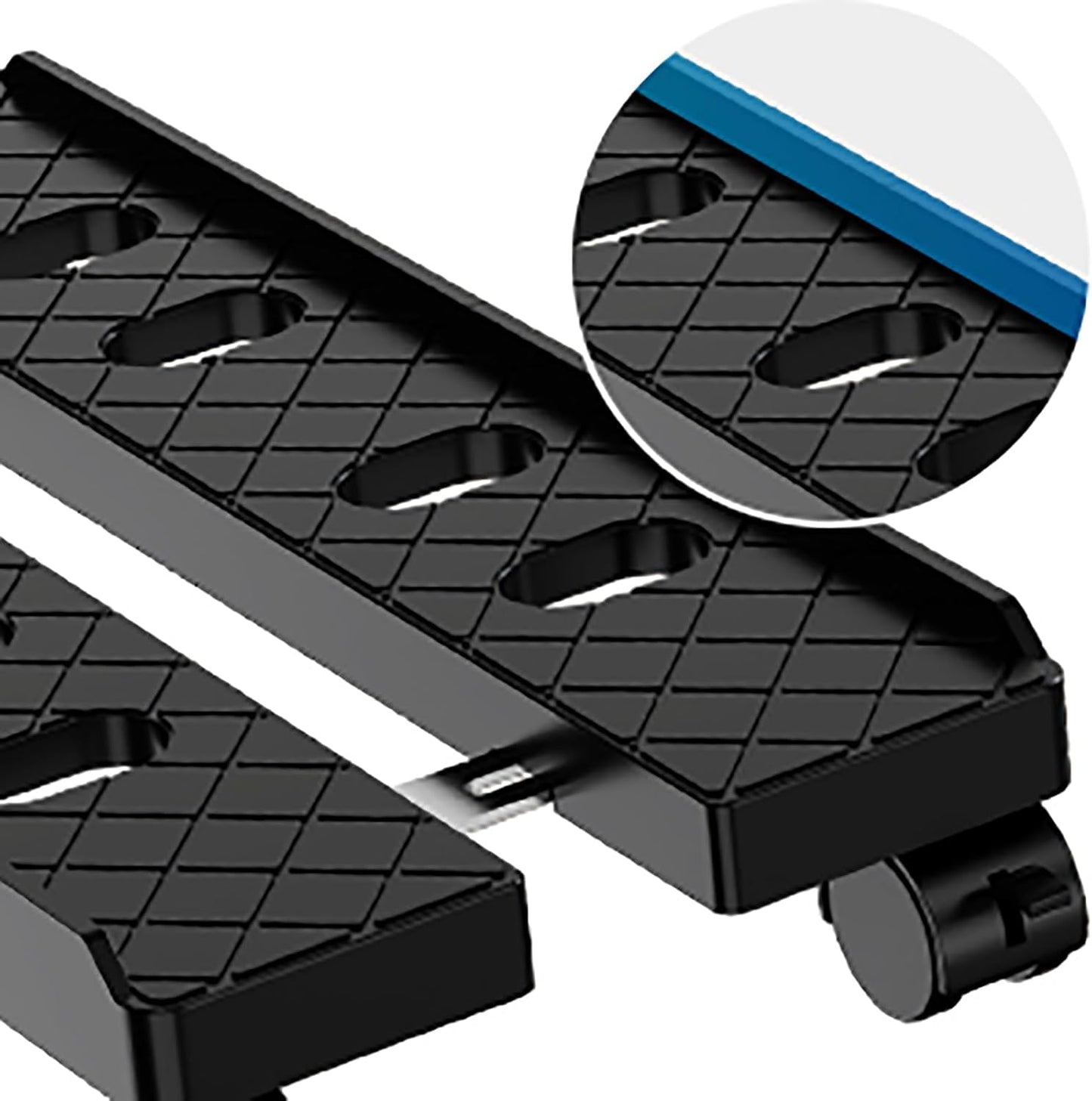 Adjustable Mobile CPU Stand, Ventilated Computer Tower Stand with 4 Caster Wheels Fits Most PC Tower, Under Desk CPU Holder PC Floor Cart Computer Riser for Gamers and Students (Large White)