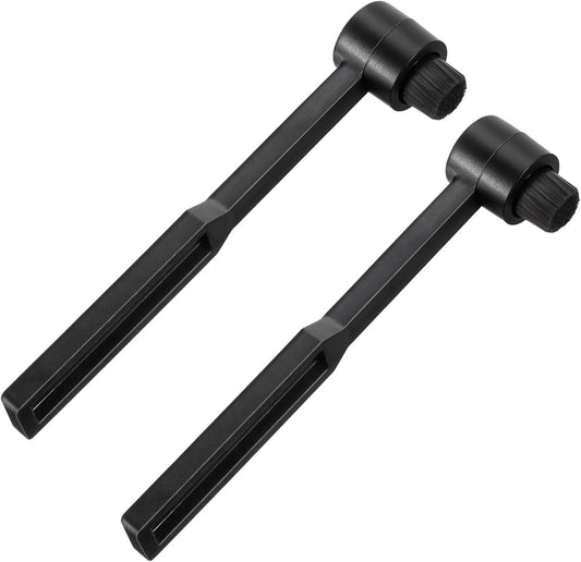 2 Pieces Turntable Stylus Cleaning Brush, Vinyl Record Cleaning Brush Needles Carbon Fiber Vinyl Record Cleaner Anti-Static Stylus Cleaner Brushes for Records Needles Cleanings Dirt and Dust, Black