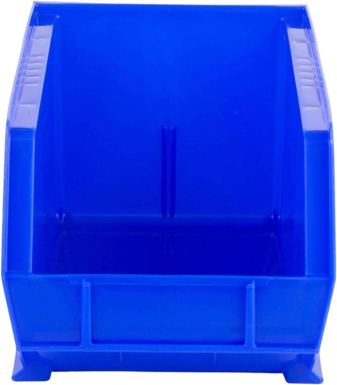 Hudson Exchange 15" x 8" x 7" Plastic Stackable Storage Bin and Hanging Container (Blue, 1 Pack)