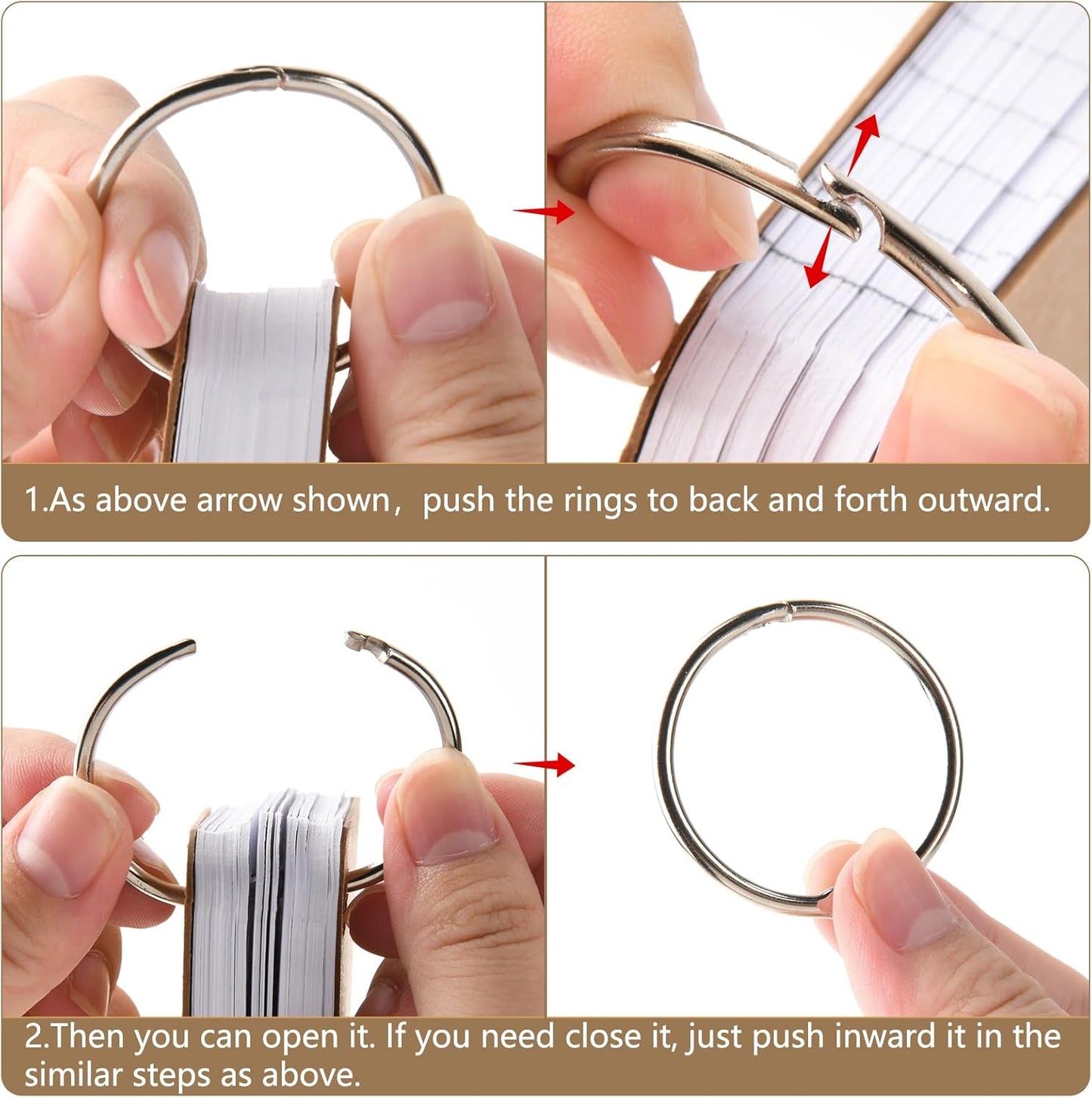 6 Pack Lined Index Cards 3 x 5 Inches, 600 Pcs Colored Ruled Index Flashcards Lined Flash Cards with Rings for Study, Office and Home