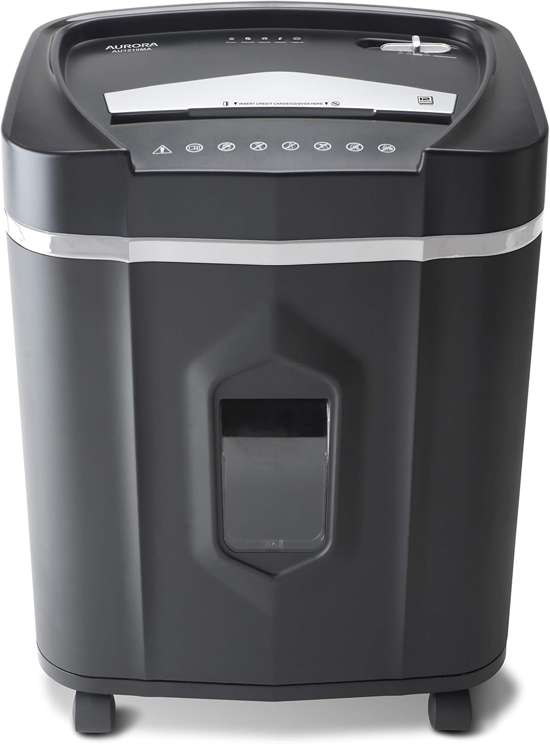 Aurora AU1210MA Professional Grade High Security 12-Sheet Micro-Cut Paper/CD and Credit Card/ 60 Minutes Continuous Run Time Shredder
