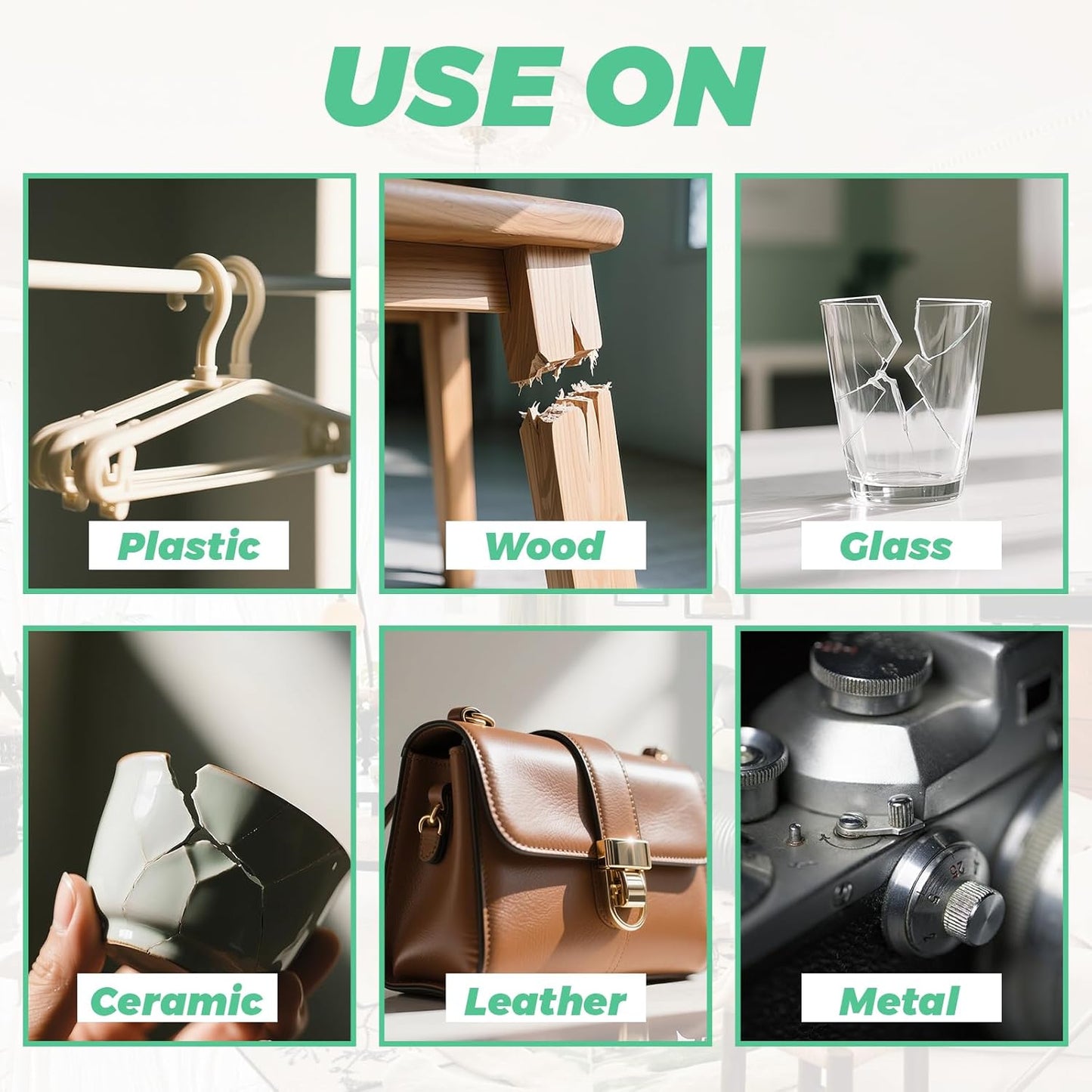 Super Glue Gel, All-Purpose Superglue, Cyanoacrylate Instant Adhesive for Plastic, Wood, Metal, Repair - Twelve 3 Gram Tubes, Clear