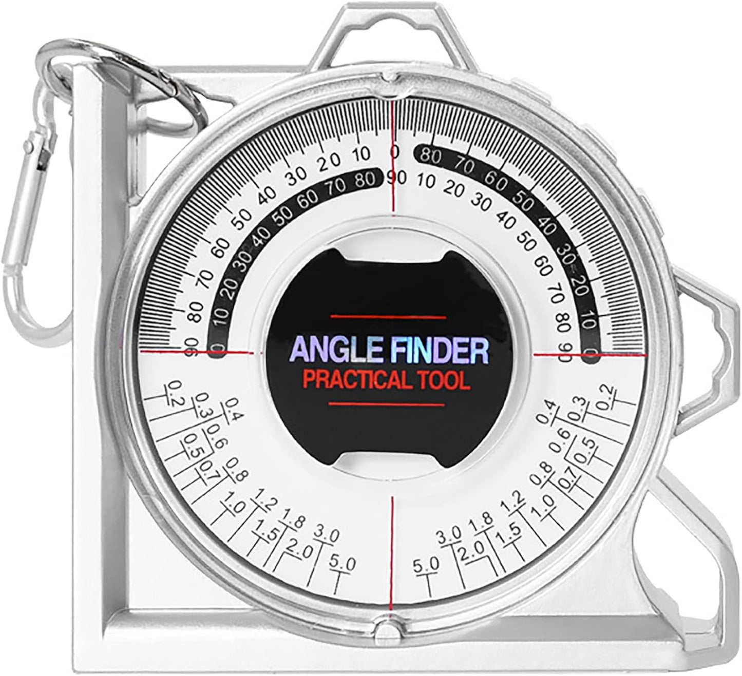 Angle Finder Inclinometer Protractor Magnetic Angle Finder Angle Measuring Tool Tilt Level Meter Slope Locator Angle Measurement Engineering Clinometer Angle Meter Gauge for Household Industrial Use