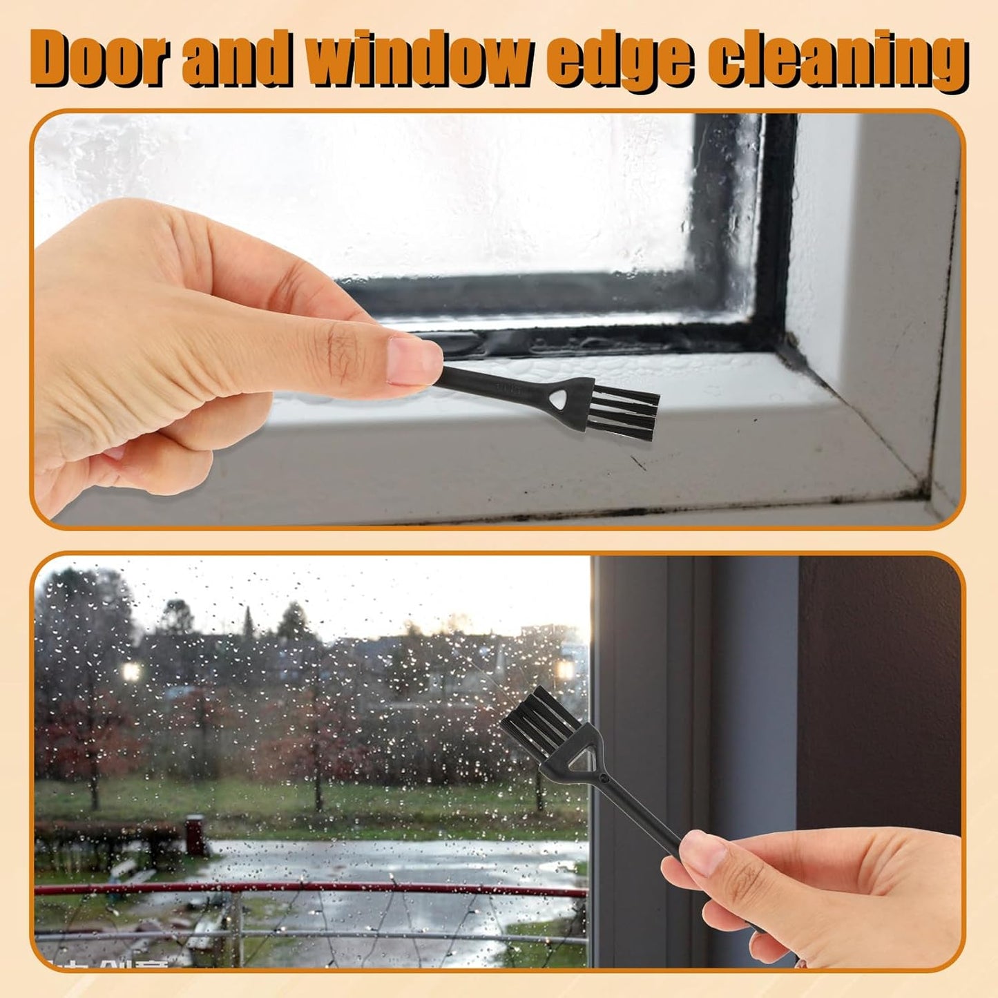 6 Pcs Mini Keyboard Cleaning Brushes Computer Brush Portable Cleaning Kit Antistatic Small Cleaner Multi-Function Brush Dust Clean Brushes for Camera Narrow Spaces (Black)