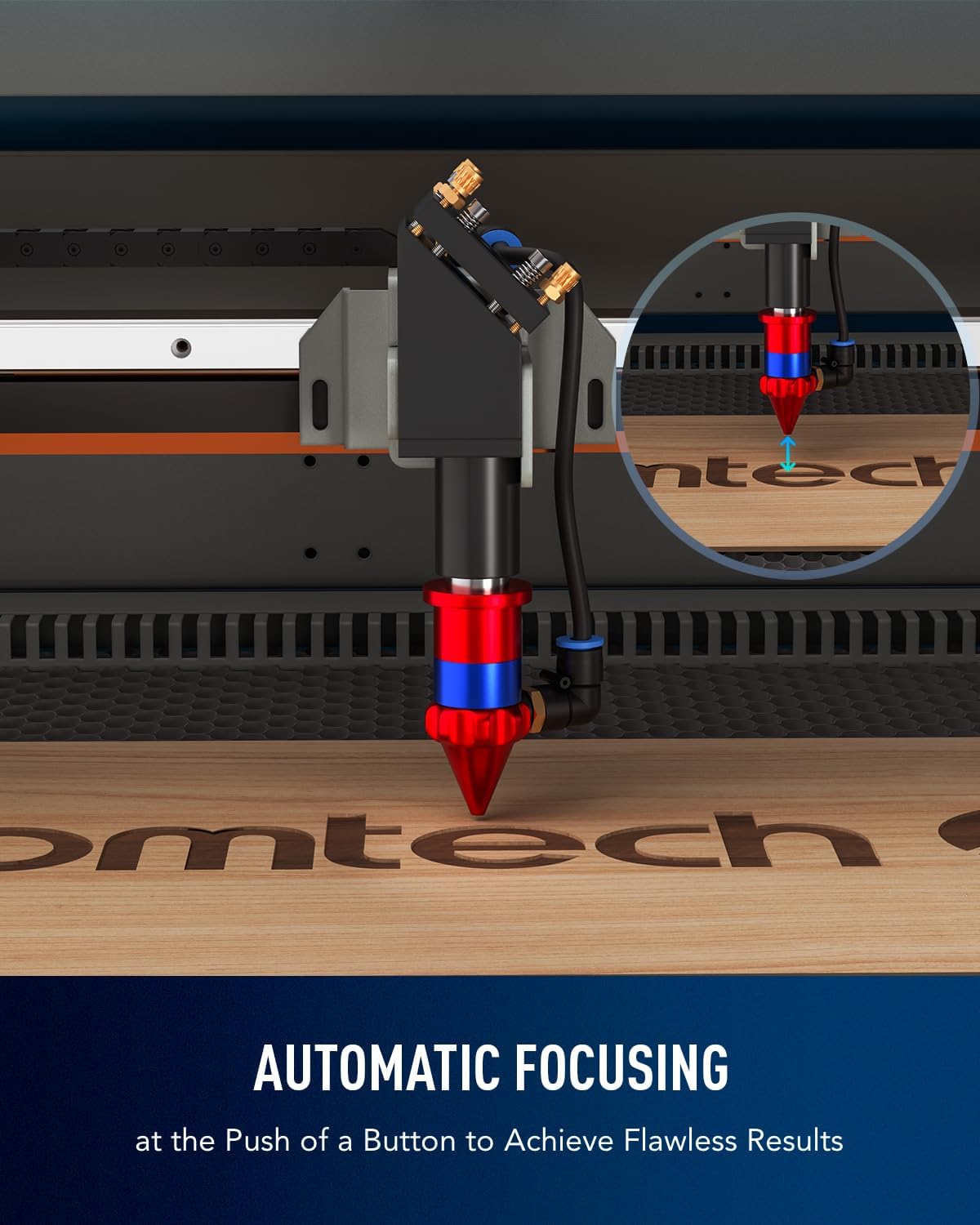 OMTech 90W CO2 Laser Engraver with LightBurn, 20x28 Inch Laser Engraving Cutting Machine with Autofocus Autolift 4 Way Pass Air Assist Water Pump, Commercial Laser Cutter for Wood Glass Acrylic More