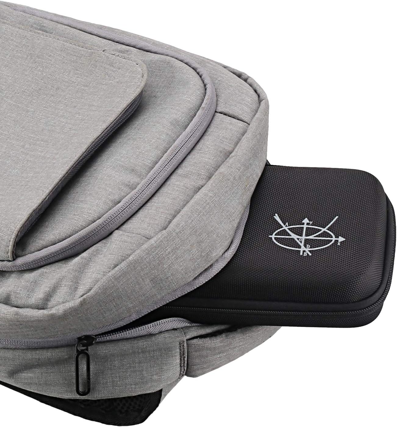 BOVKE Calculator Case for Texas Instruments TI-Nspire CX II CAS/CX II/CX CAS/CX Color Graphing Calculator and More - Extra Mesh Pocket for USB Cables and Other Accessories, Black