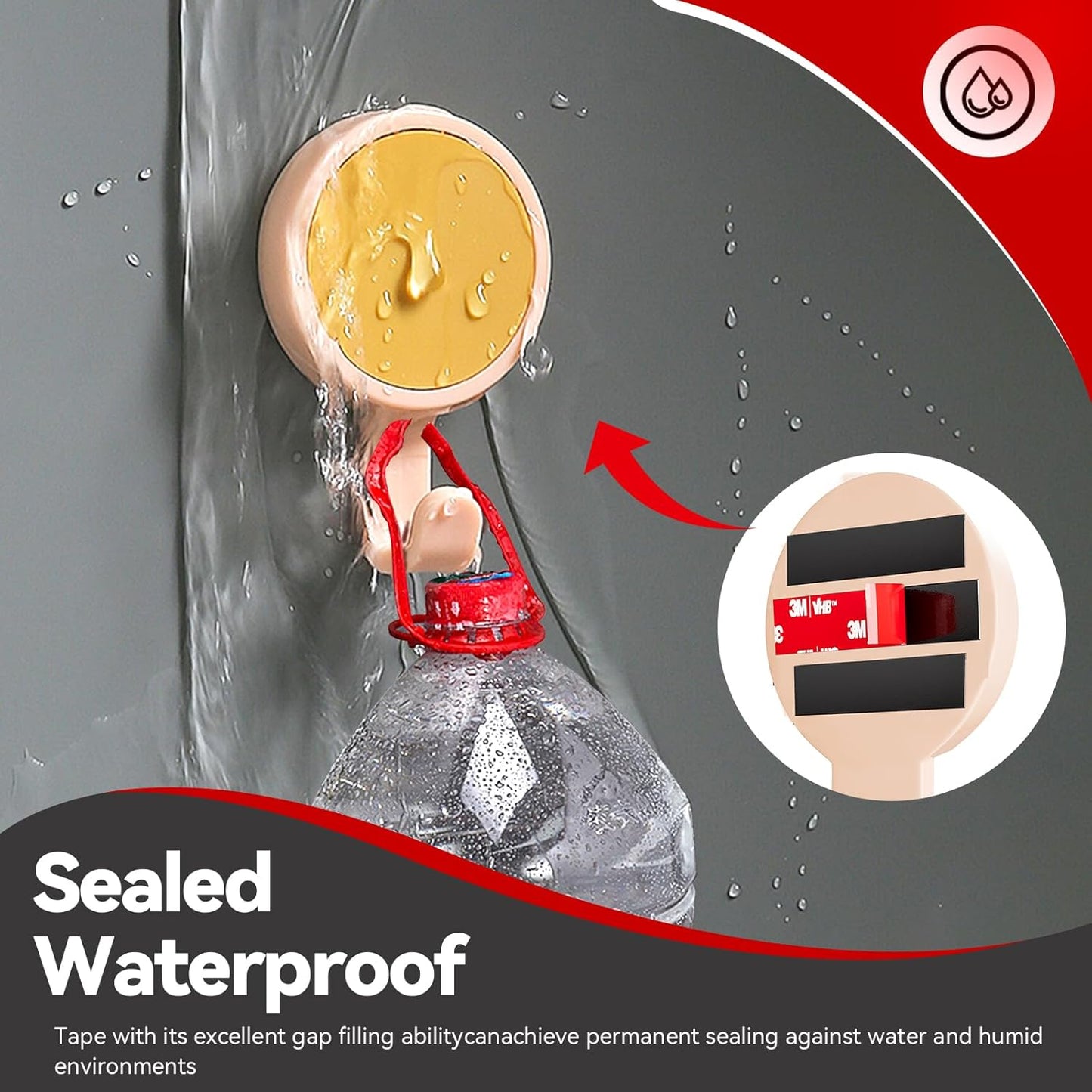 2 Rolls Double Sided Tape High Temperature Resistant Heavy Duty, Made of 3M, 19.7 Ft X 0.6 ", Strong Adhesion and Multi-Purpose Automotive Parts Mounting Tape