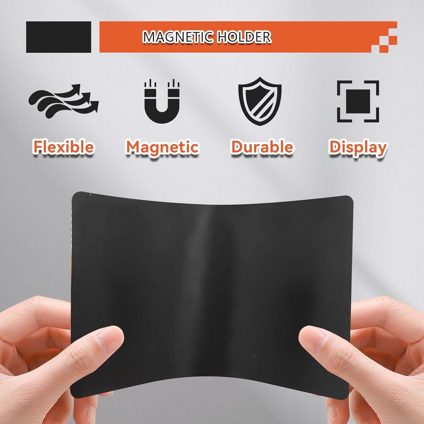 Magnetic Index Card Holder 3X5,Magnet Frames for Photos,Flashcards,Quick Notes 10PCS