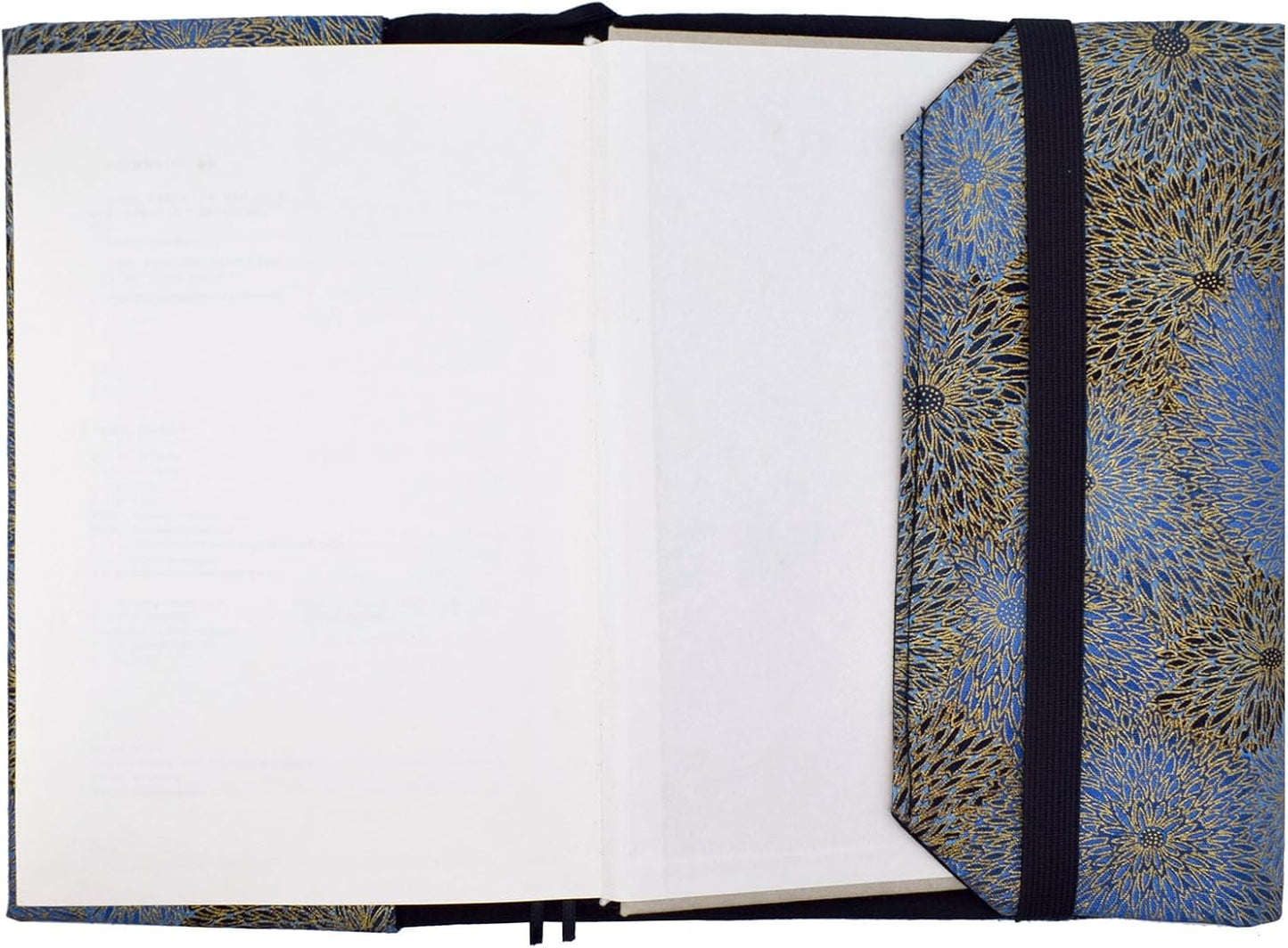 BLBMH A5 Book Covers for Paperbacks Fit for 5.5x8.5 inch Adjustable Book Sleeve Cover for Women Over 15 Soft Cloth Protector for Notebook Journal - Chrysanthemum