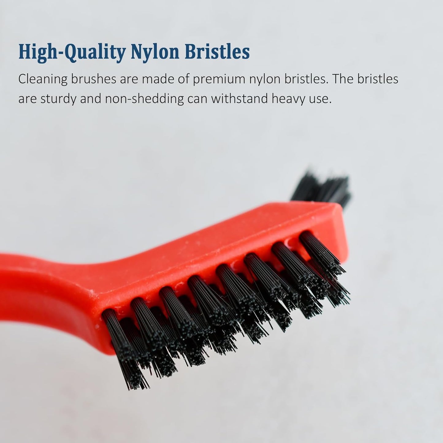 3pcs Nylon Brushes for Cleaning, Small Cleaning Brushes for Tight Spaces, Car Detailing Brush Set for Cleaning Dust in Holes