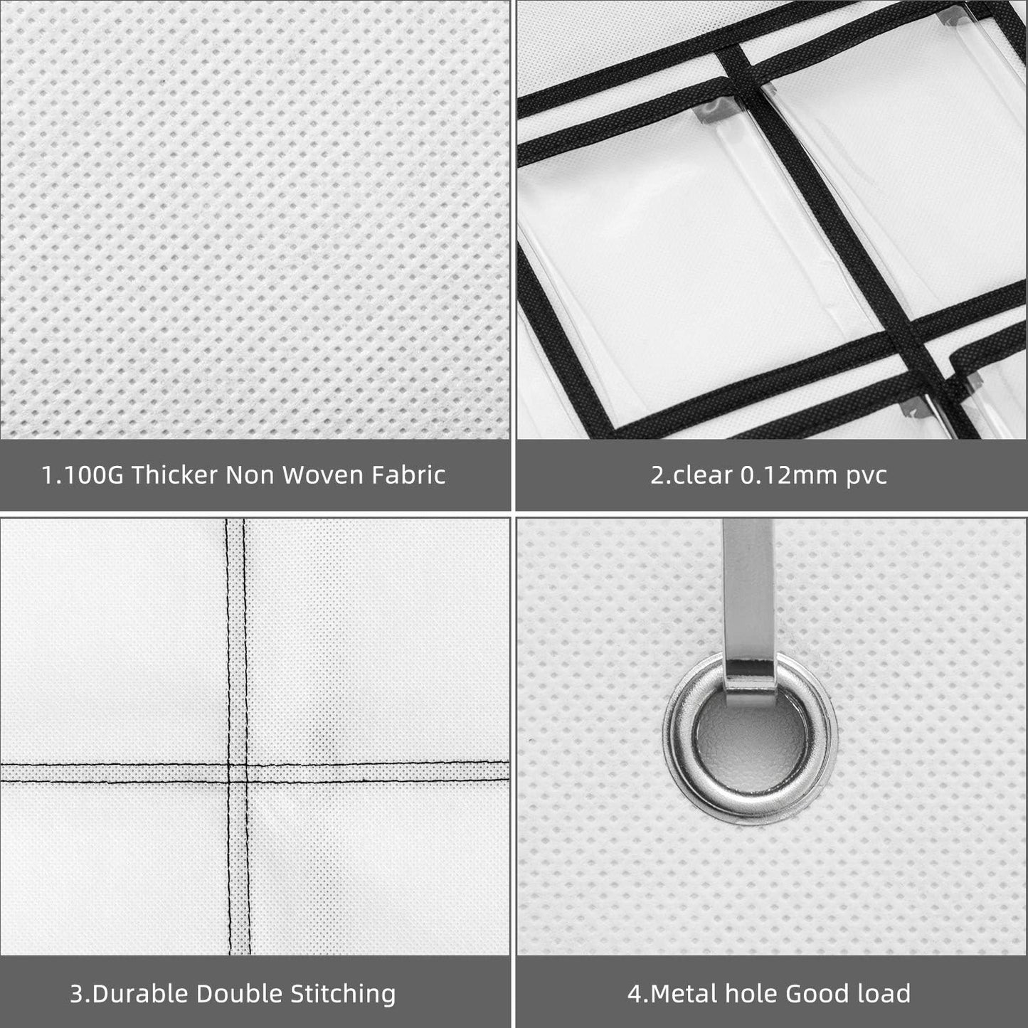 2 Pack 36 Pockets Classroom Pocket Chart for Cell Phone Calculator Holder,Clear Pocket Chart Organizer for Classroom Cellphone Storage with 36 Number Sticker Size:38.5x25.7 Inch (White-2pack)