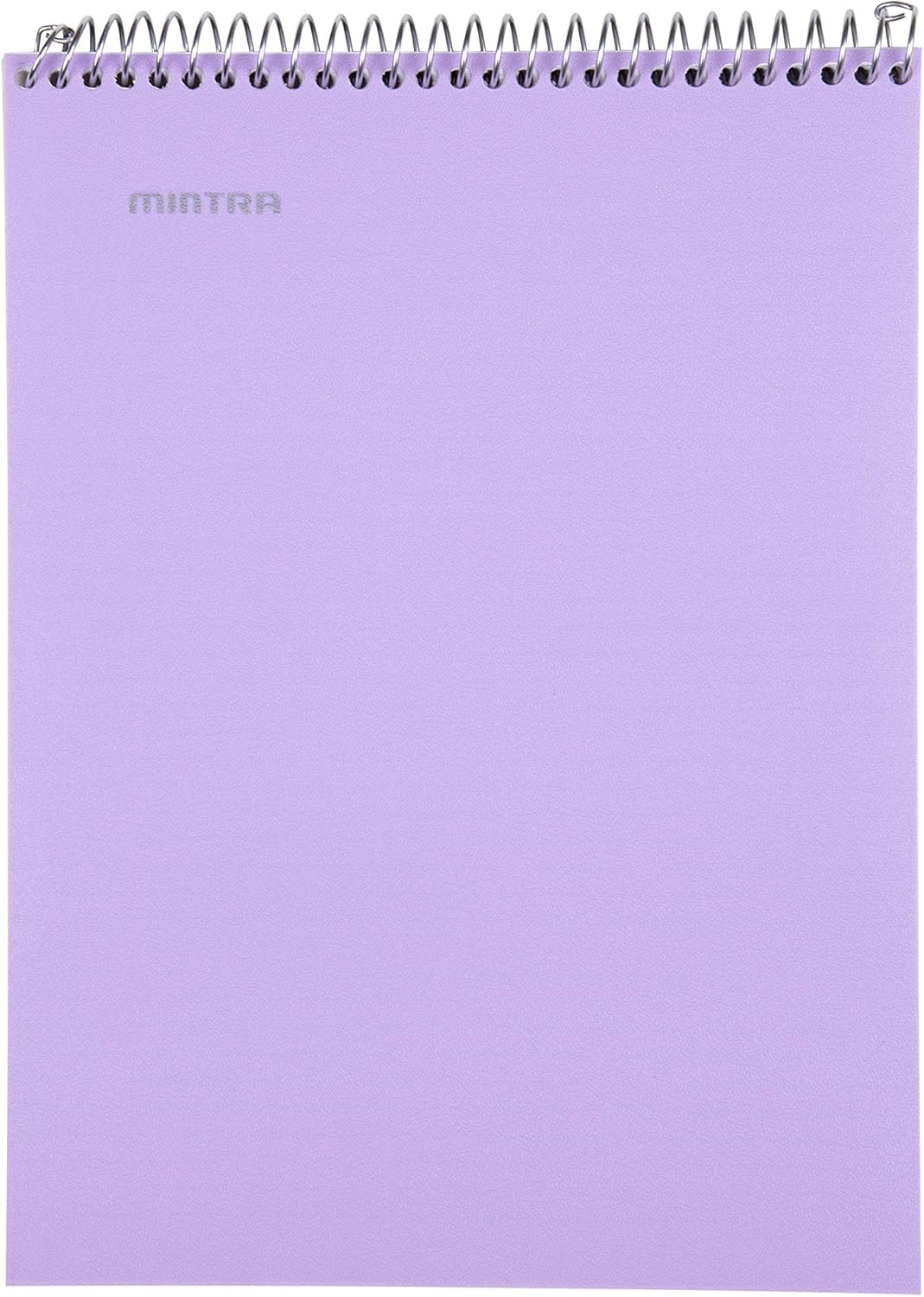 Mintra Office TOP BOUND Durable Spiral Notebooks (Lavender, Salmon, Sage Green, College Ruled 3pk)