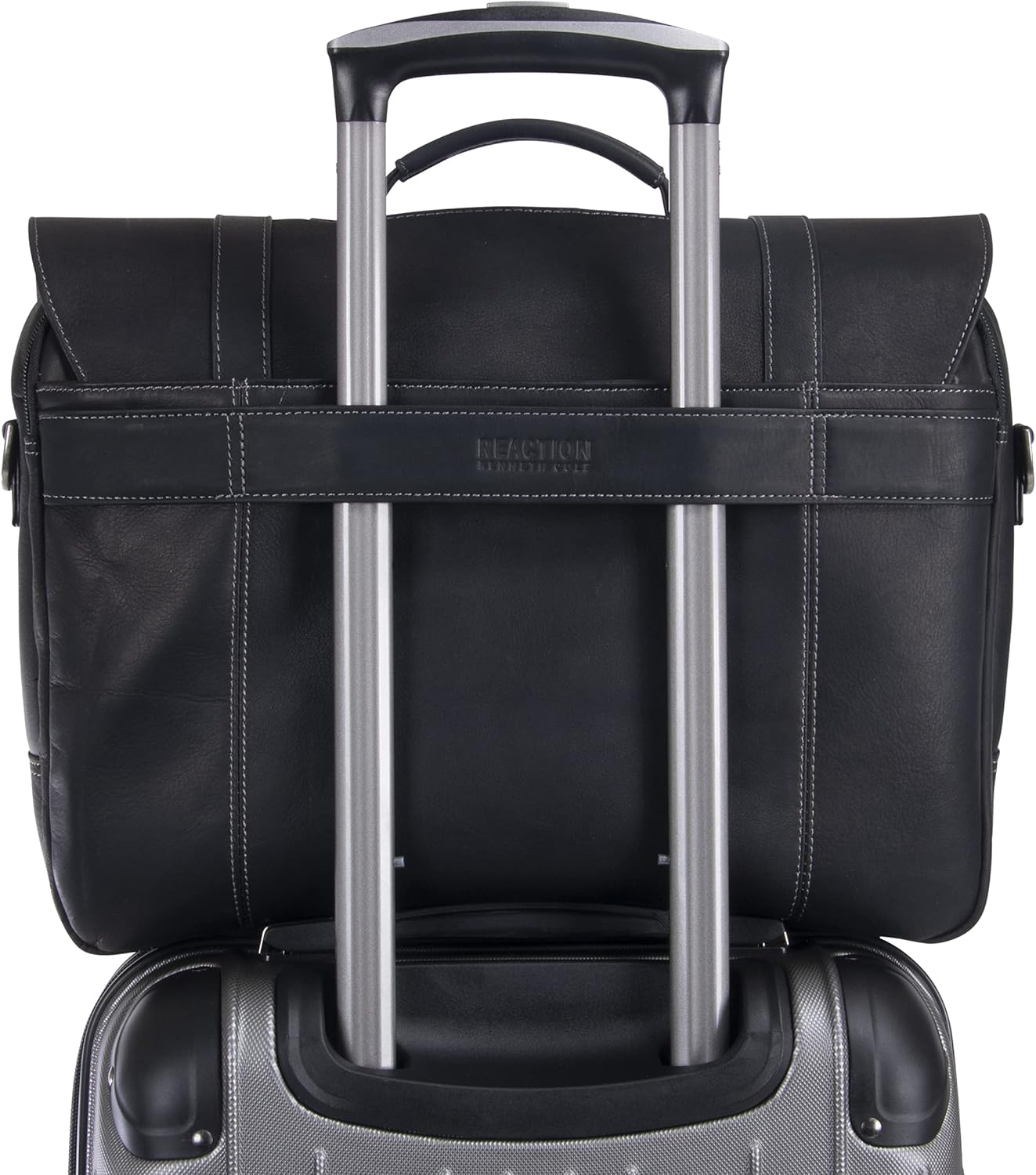 Kenneth Cole REACTION Show Business 16" Colombian Leather Business Laptop Portfolio Messenger Bag