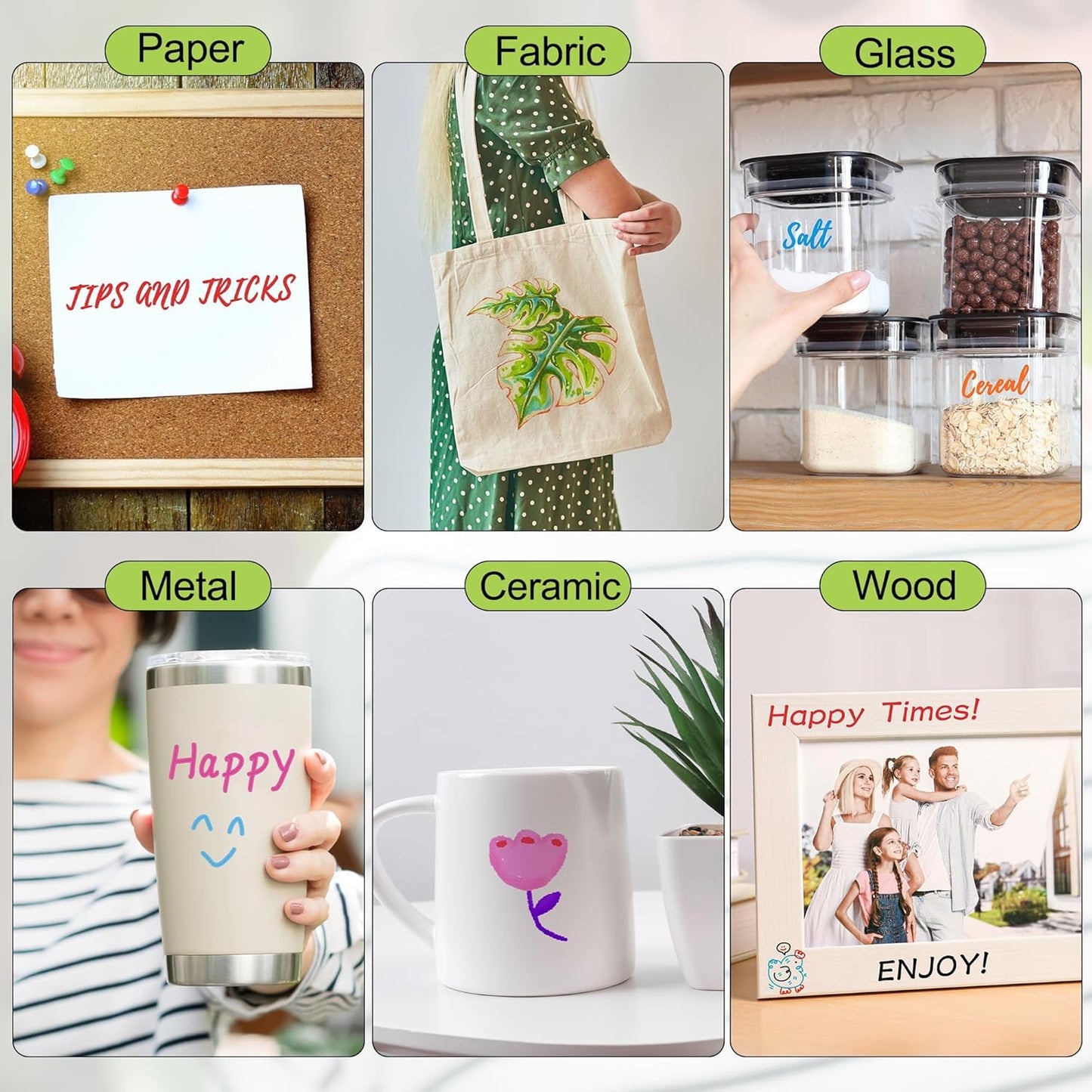 Aodaer 144 Pack Permanent Markers 3mm Fine Point Markers, Waterproof Colored Pens, Quick-drying, Smooth Writing Markers for Home Office School Supplies, Works on Wood, Plastic, Metal