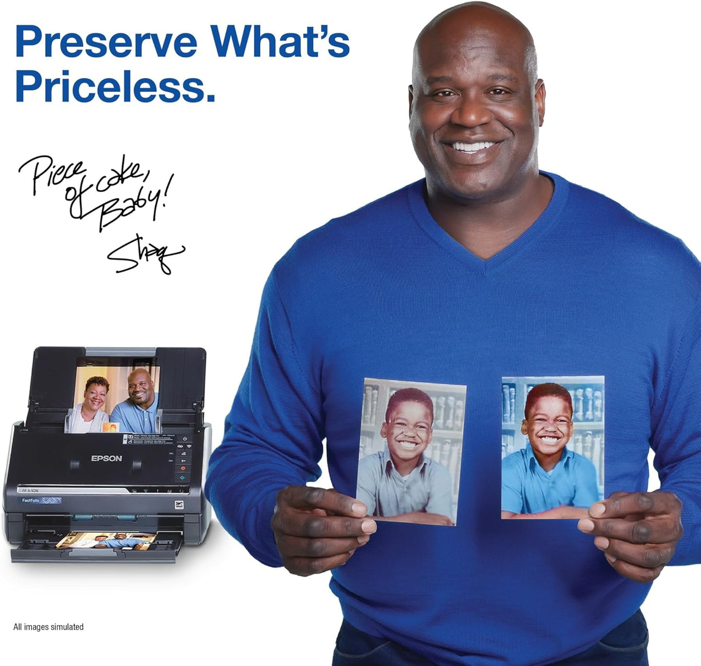 Epson FastFoto FF-680W Wireless High-Speed Photo and Document Scanning System, Black & Workforce ES-580W Wireless Color Duplex Desktop Document Scanner for PC and Mac