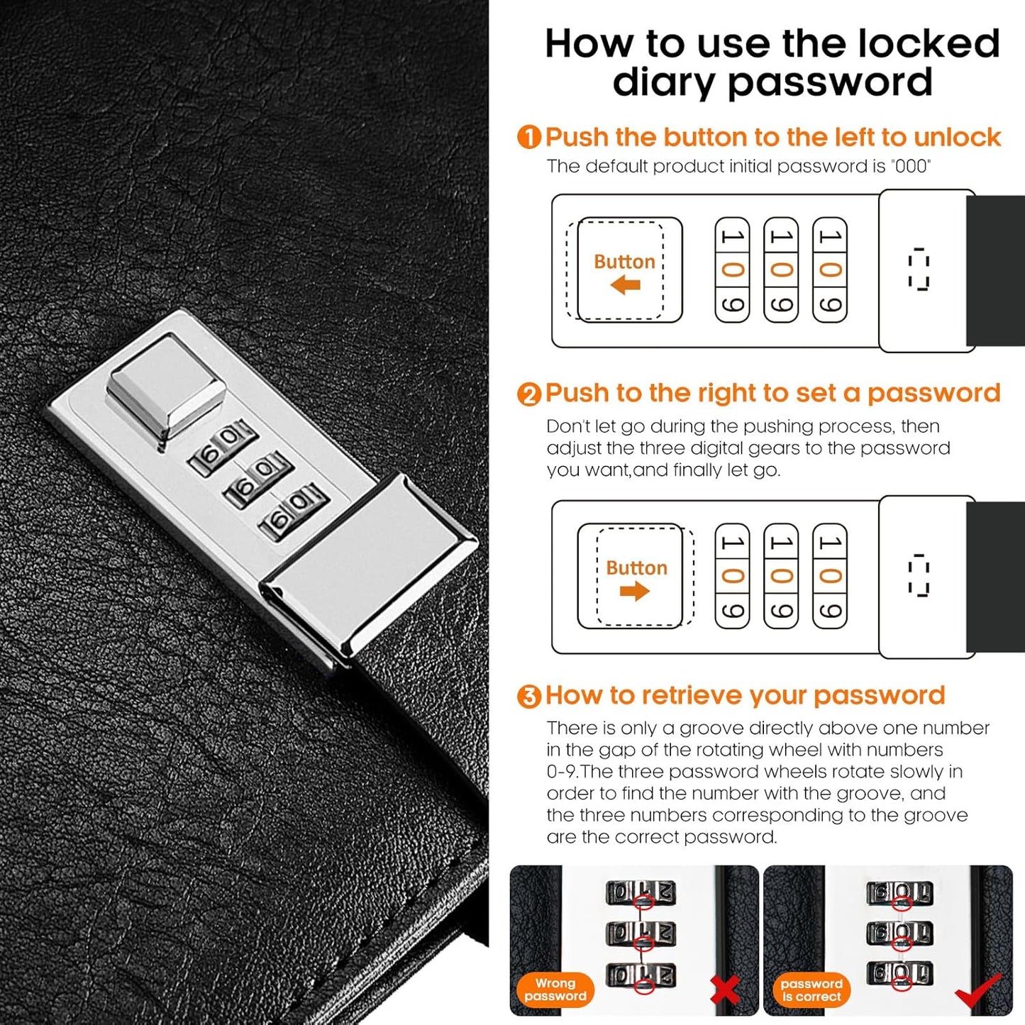 WEMATE Budget Planner 2025 with Lock, Monthly Budget Book with Expense Tracker Notebook, Undated Financial Planner to Manage Your Money, A5 Leather Account & Budget Book, Purple