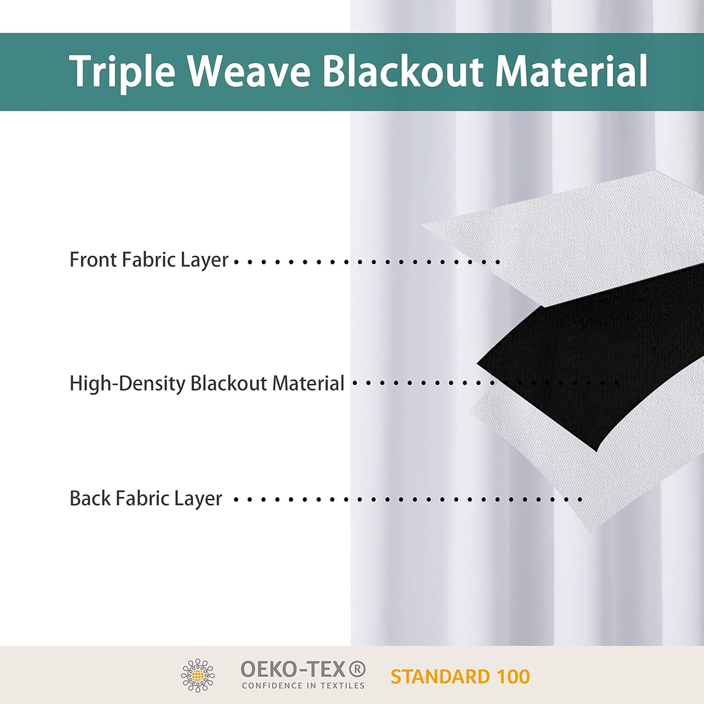 BONZER Room Divider Curtain Screen Partitions Total Privacy Wall Wide Blackout Curtains for Shared Room, 96L x 108W Inch (8L x 9W ft), 1 Panel, Greyish White